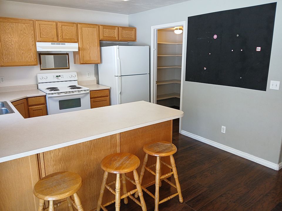 Kitchen Featuring Large Pantry and Magnetic Accent Wall