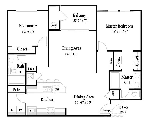 Floor plan B12