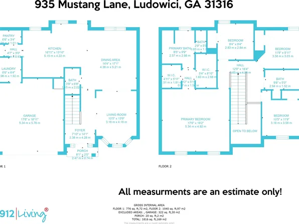 935 Mustang Ln NE, Ludowici, GA 31316