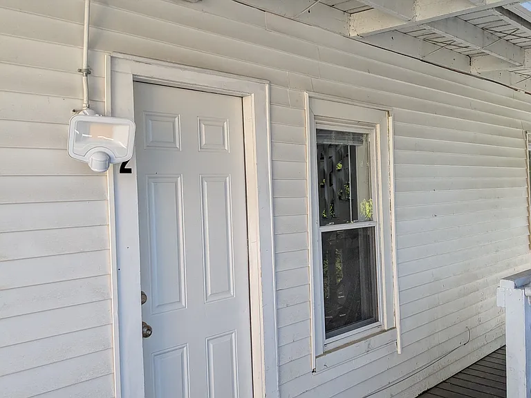 Back Door with porch