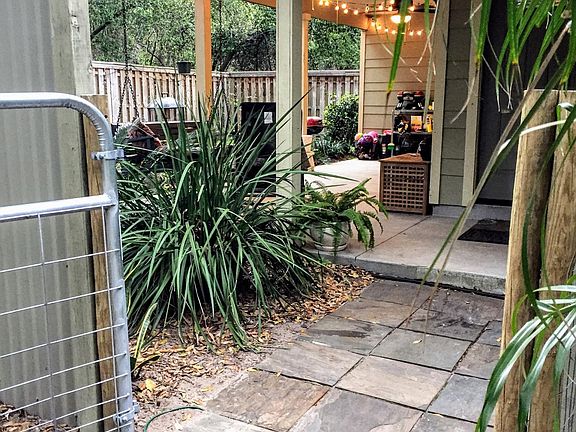 front entrance to house