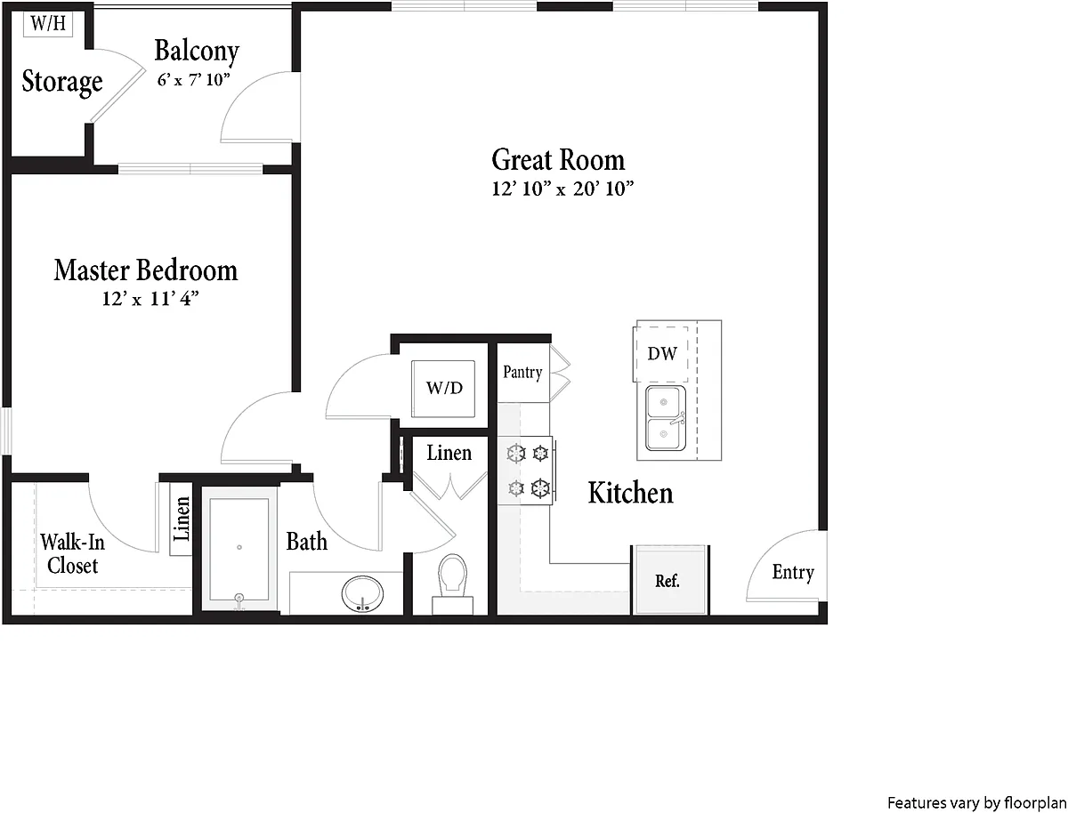 Floor plan A1F.2