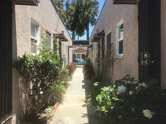 Looking from back of building towards front. Unit located in back.