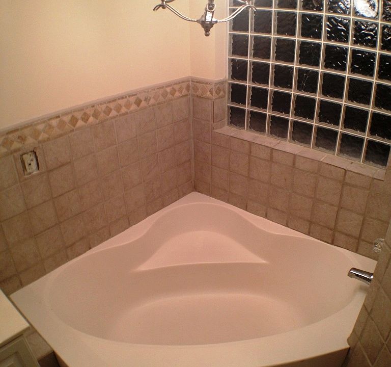 Extra deep garden tub