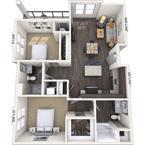Floor plan Aspen