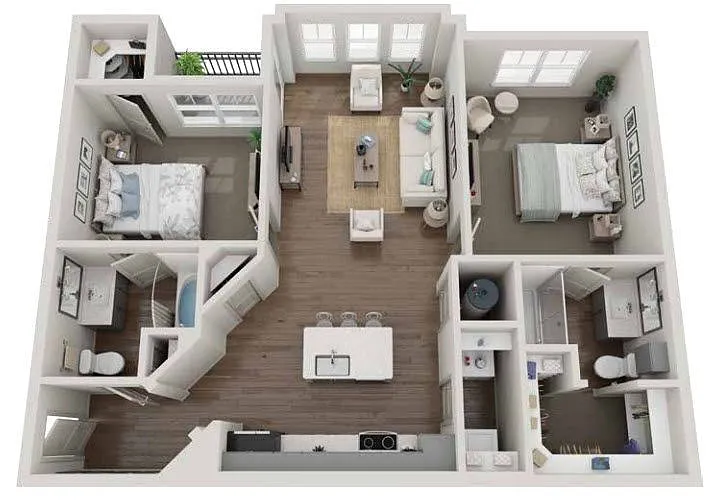 Floor plan Beach