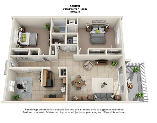 Floor plan Sailfish