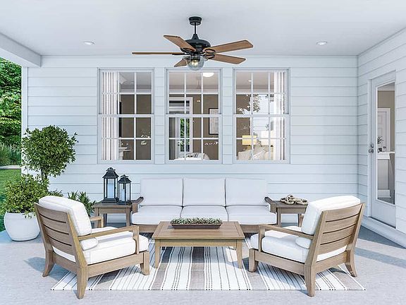 King s Grant Plan 1 Covered Outdoor Living Space