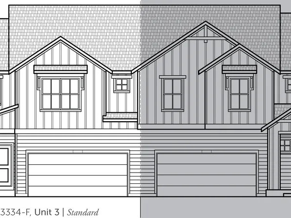 Mountain Hillside Duo 3 Plan, Wolf Ranch