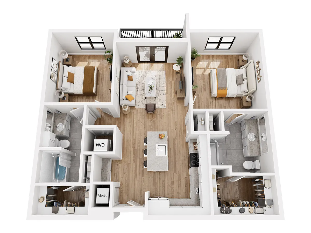 Floor plan Opal AFF