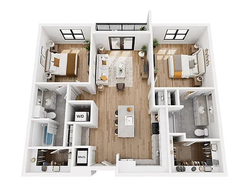 Floor plan Opal AFF