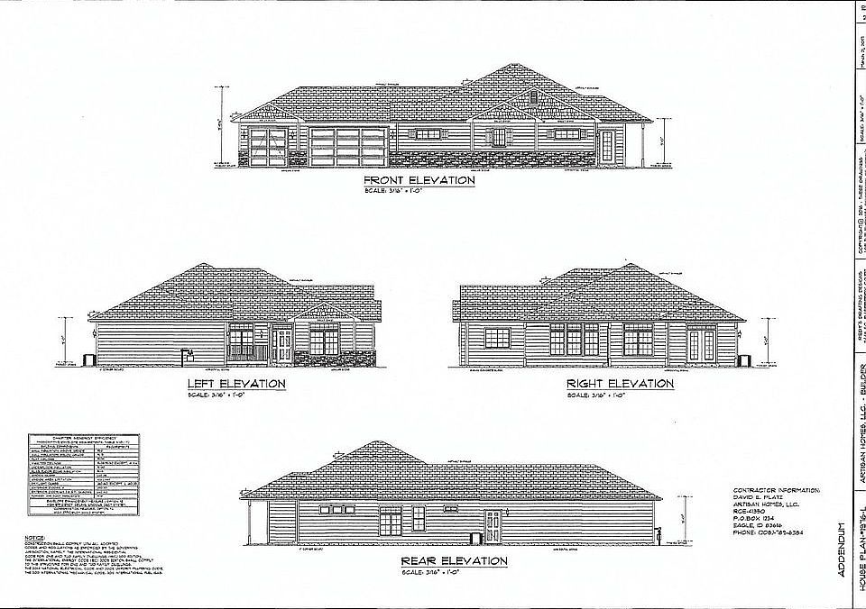 Exterior Elevation Plan