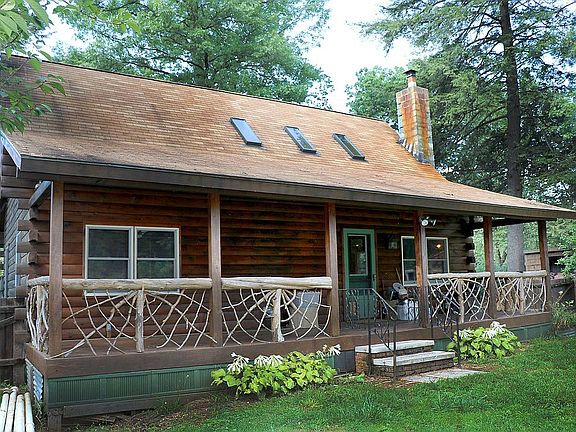 Veranda, back of cabin