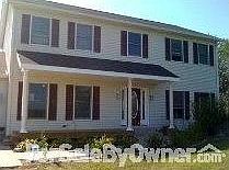 Front of house : Newly added front porch in summer 2010.