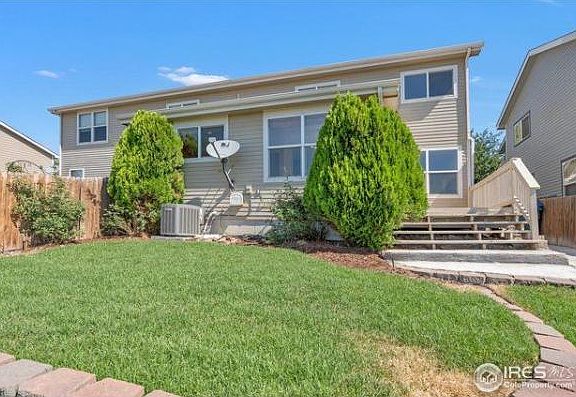 Backyard has fresh sod, satellite dish installed, freshly painted deck and beautiful views.