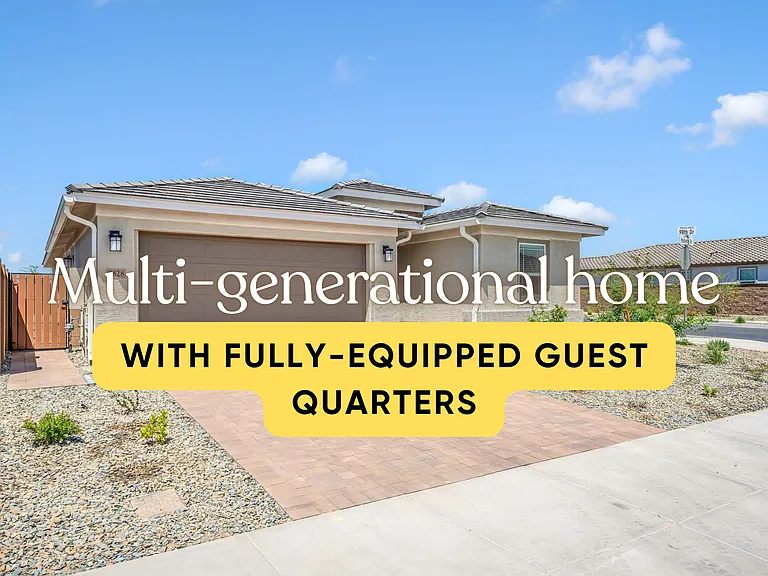 Two homes in one! Two kitchens, two laundry rooms, two entrances, luxury amenities.