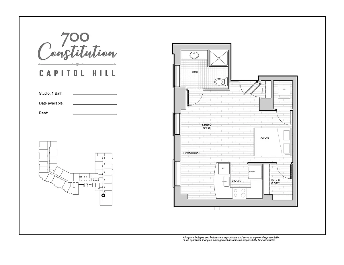 Floor plan 0B 1B T14