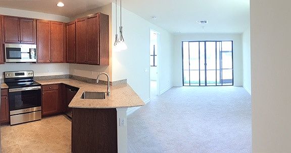 Upgraded granite countertops