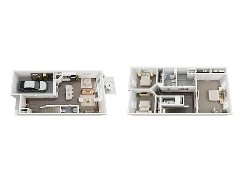 Floor plan 3 Bed 2.5 Bath