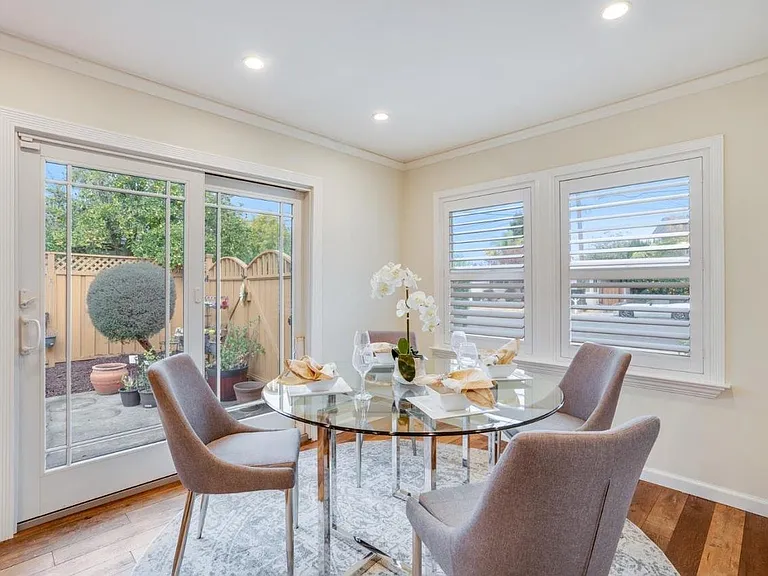 Dining room next to kitchen