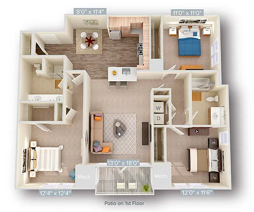 Floor plan C1
