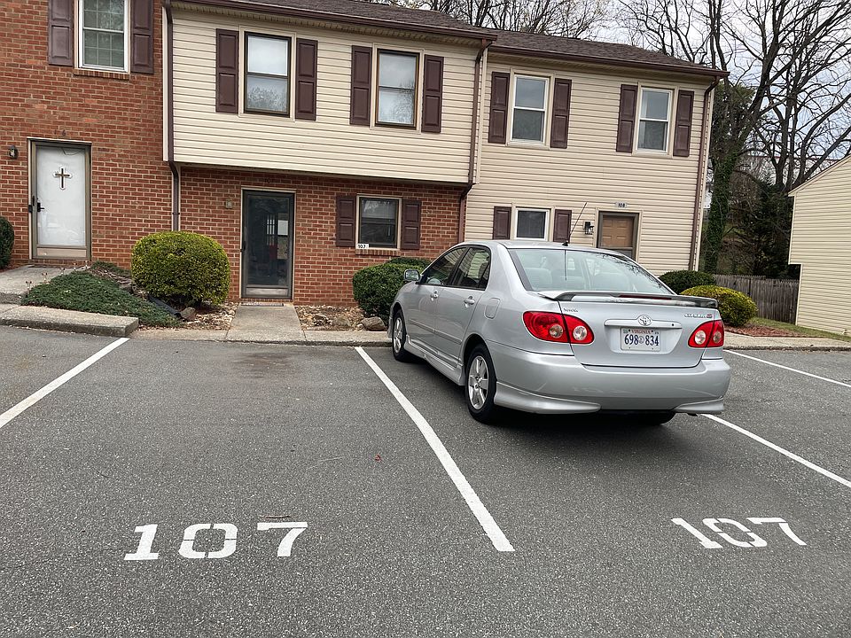 Outside townhouse - Two assigned parking places