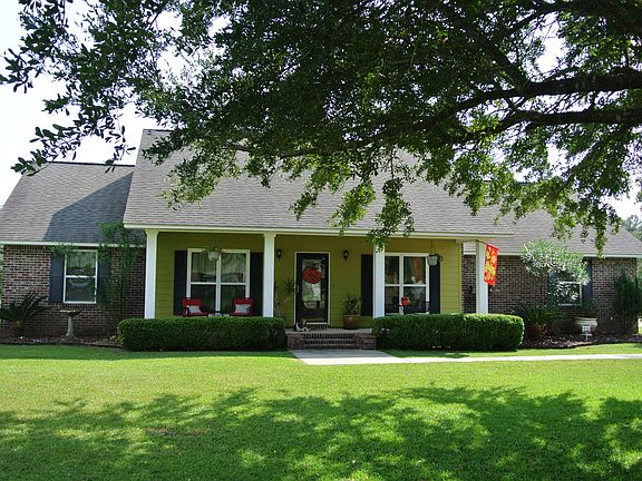 Very shaded front porch.