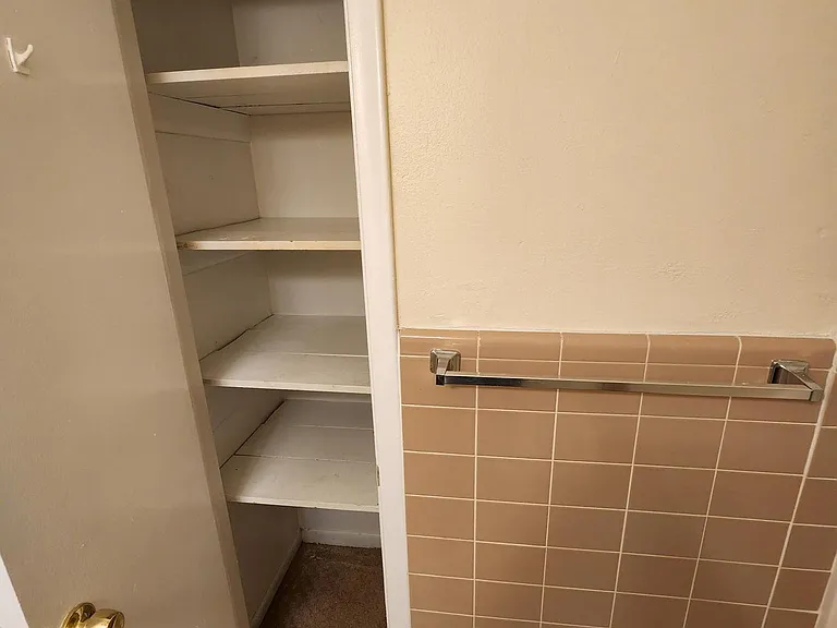 Bathroom linen closet