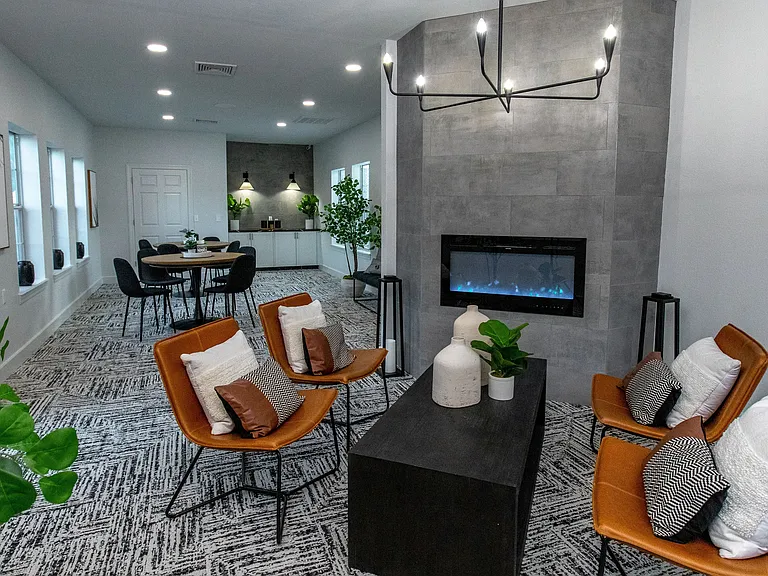 Join us at the clubhouse for a cup of complimentary coffee or simply to say hello. Residents are always welcomed to gather around the indoor fire for comfort and relaxation.