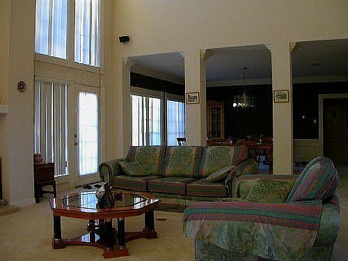 Cathedral living room