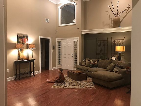 Grand double-height ceilings