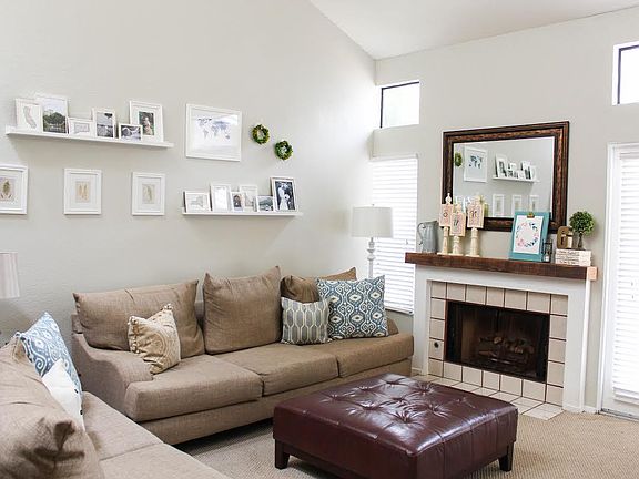 Living Room with Fireplace