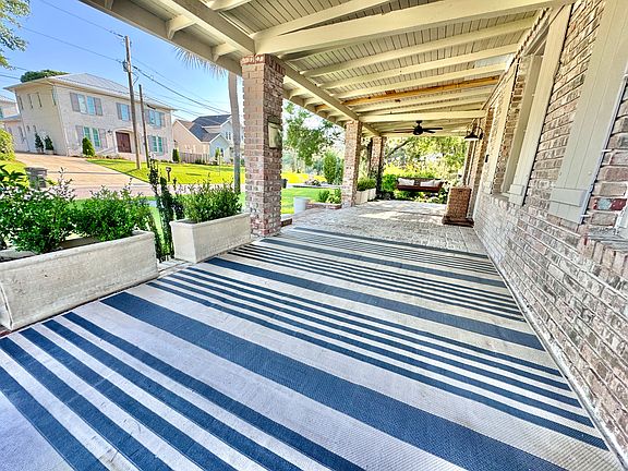 340 sqft covered front porch