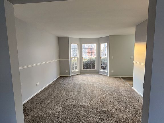 Formal Living Room with Bay Windows