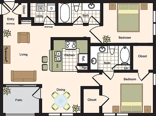 Floor plan D