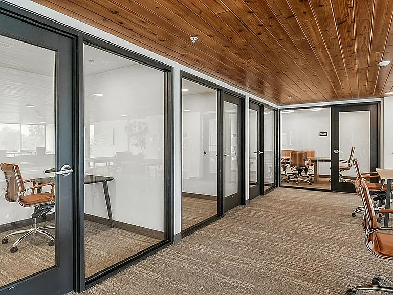 On-Site Coworking Area at Current Apartments