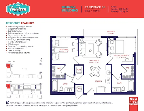 Floor plan B4