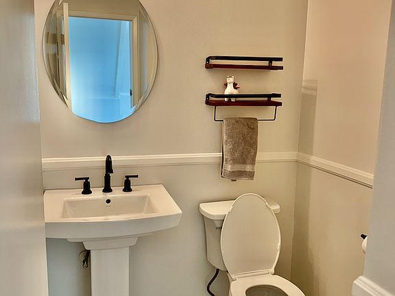 Downstairs half bath