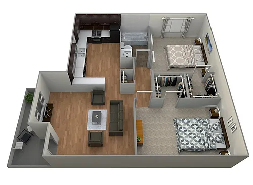 Floor plan The Oak