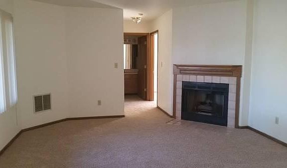 Living Room with Fire Place
