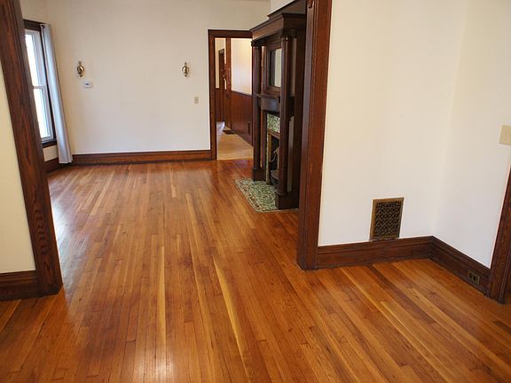 Living room to dining room view