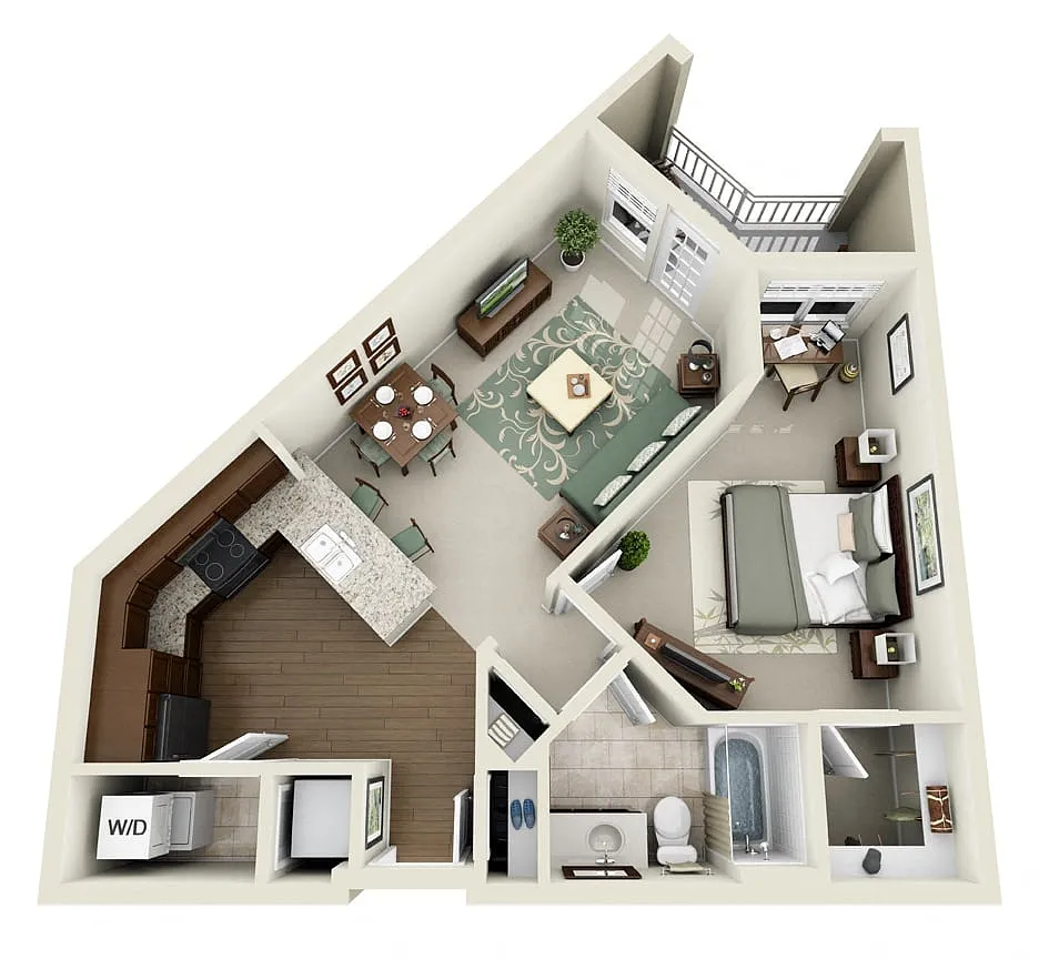 Floor plan A1B