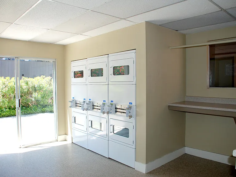 Laundry Facility at Villa Pacific Apartments in Oceanside, California.