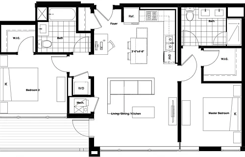 Floor plan 4 - 2X2