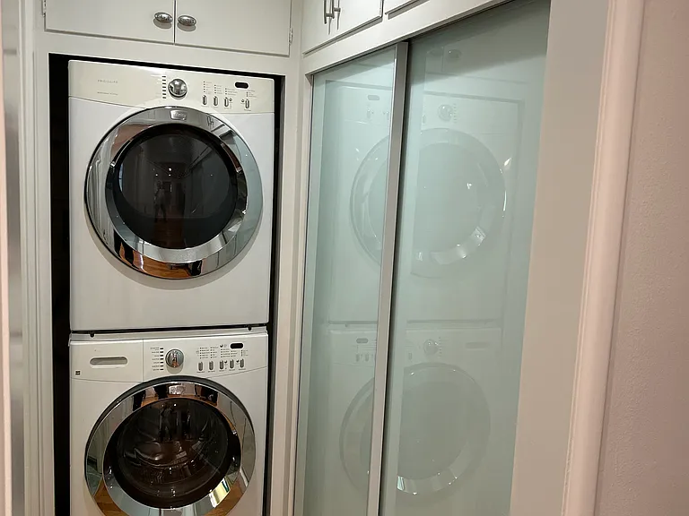 Washer and dryer, third closet and storage