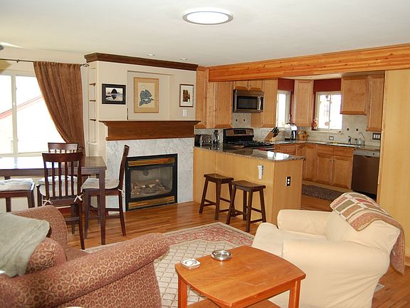 Living room and Dining room, beautiful hardwoods throughout main level