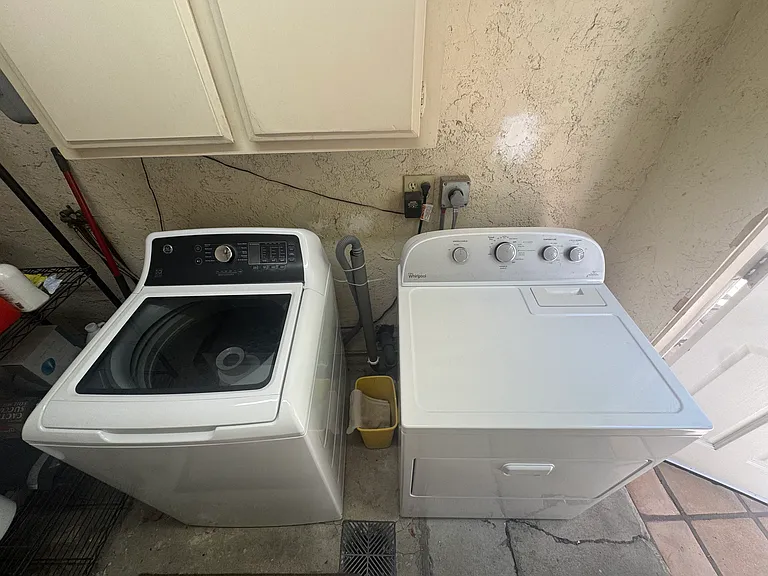 Washer and Dryer room(part of attached patio).
