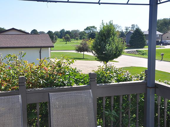 Golf course view from deck