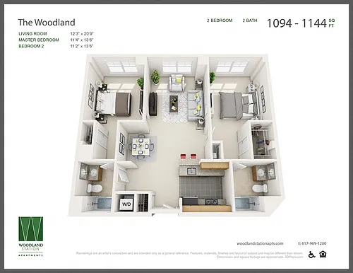 Floor plan The Woodland
