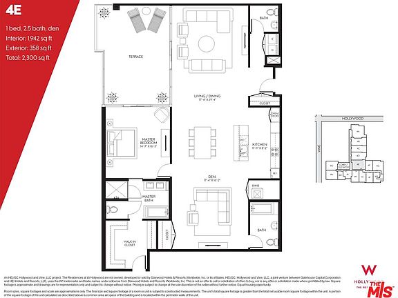 4th image of 6250 Hollywood Blvd Unit 4E